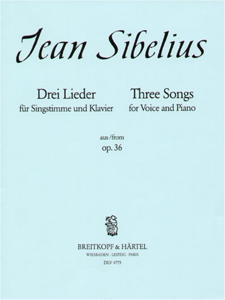 Drei Lieder op. 36